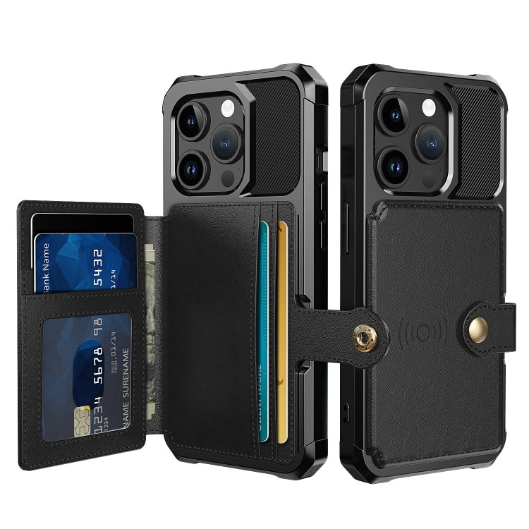 Magnetic Wallet Card Bag Leather Phone Case, For iPhone 15 Pro Max, For iPhone 15 Pro, For iPhone 15 Plus, For iPhone 15
