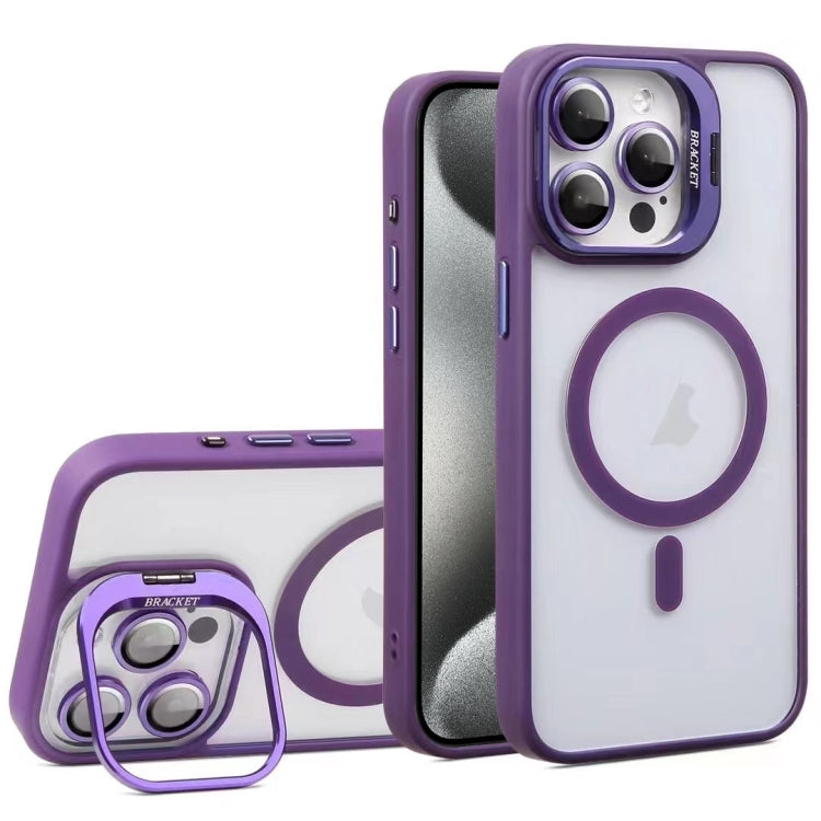 U1 Invisible Lens Holder Acrylic + TPU MagSafe Magnetic Phone Case, For iPhone 15 Pro Max, For iPhone 15 Pro, For iPhone 15 Plus, For iPhone 15