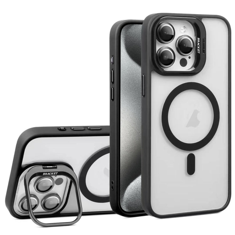 U1 Invisible Lens Holder Acrylic + TPU MagSafe Magnetic Phone Case, For iPhone 15 Pro Max, For iPhone 15 Pro, For iPhone 15 Plus, For iPhone 15