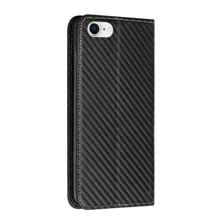 Carbon Fiber Texture Magnetic Flip Leather Phone Case, For iPhone 16e, For iPhone 16 Pro Max, For iPhone 16 Pro, For iPhone 16 Plus, For iPhone 16