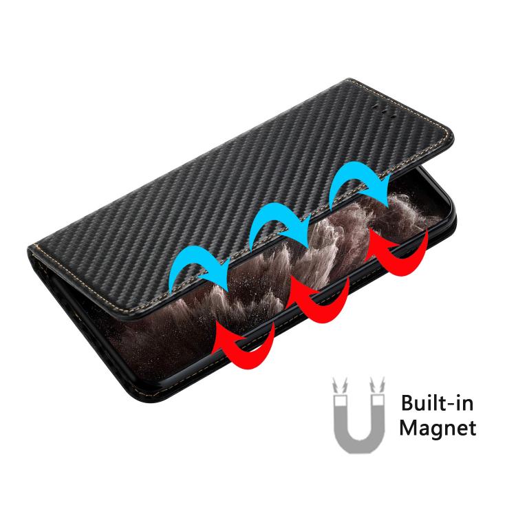 Carbon Fiber Texture Magnetic Flip Leather Phone Case, For iPhone 16e, For iPhone 16 Pro Max, For iPhone 16 Pro, For iPhone 16 Plus, For iPhone 16