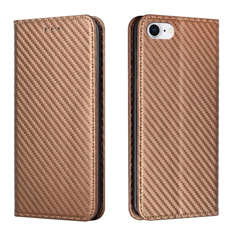 Carbon Fiber Texture Magnetic Flip Leather Phone Case, For iPhone 16e, For iPhone 16 Pro Max, For iPhone 16 Pro, For iPhone 16 Plus, For iPhone 16