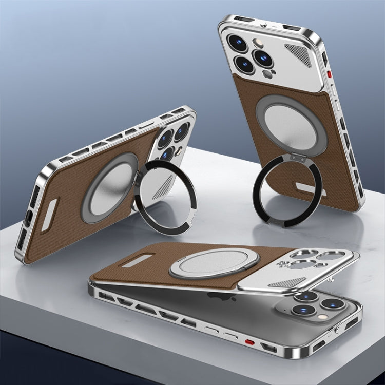 Metal Snap Buckle 360 Degree Rotating MagSafe Magnetic Holder Phone Case
