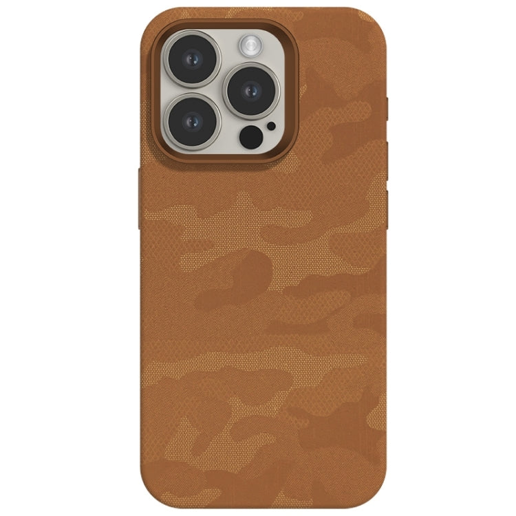 Camouflage Ice Feel Texture MagSafe PU Hybrid PC Phone Case