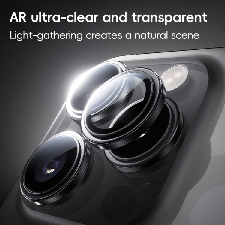 Benks King Kong Series Corning Single Metal Lens Protective Film, For iPhone 16 Plus, For iPhone 16