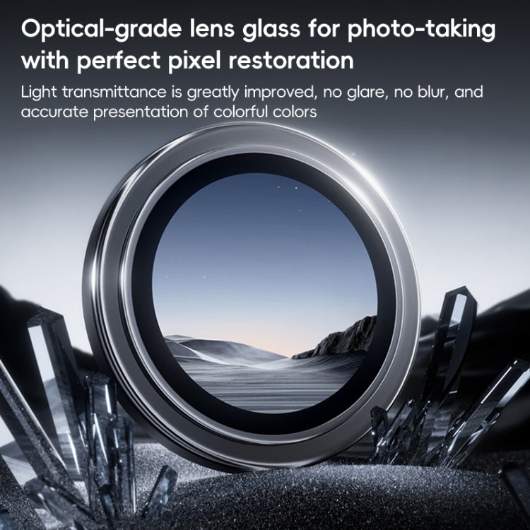 Benks King Kong Series Corning Single Metal Lens Protective Film, For iPhone 16 Plus, For iPhone 16