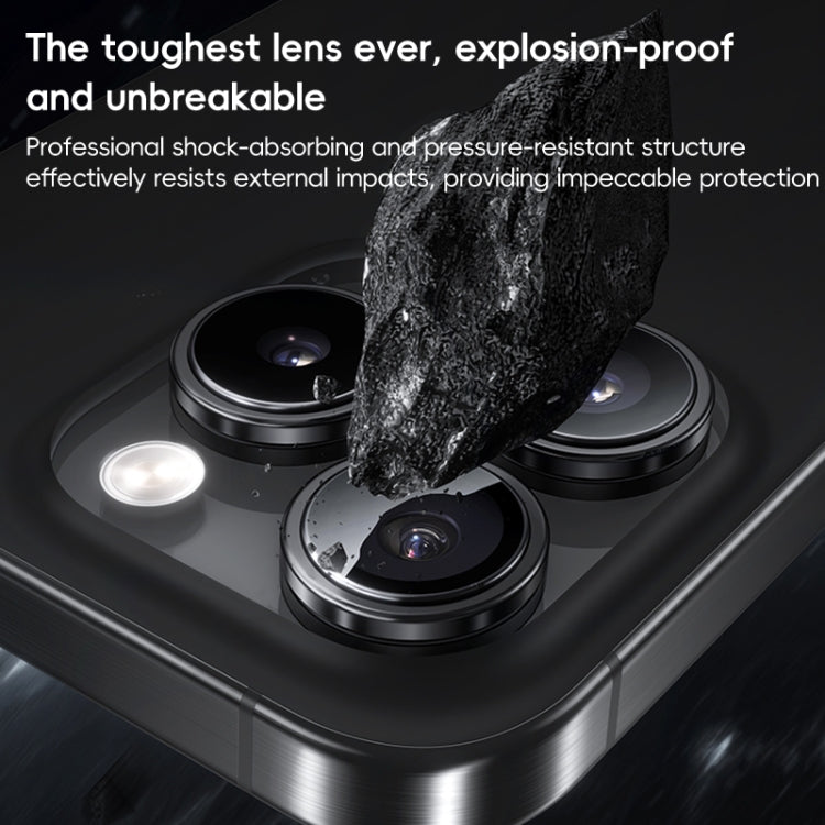 Benks King Kong Series Corning Single Metal Lens Protective Film, For iPhone 16 Plus, For iPhone 16