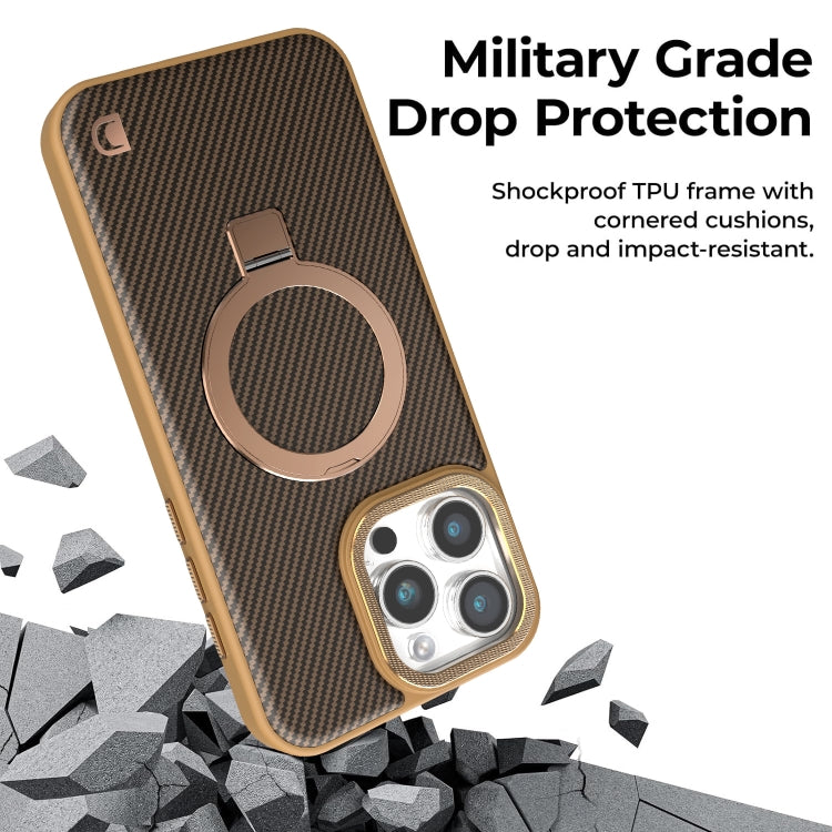 Carbon Fiber MagSafe Holder Phone Case