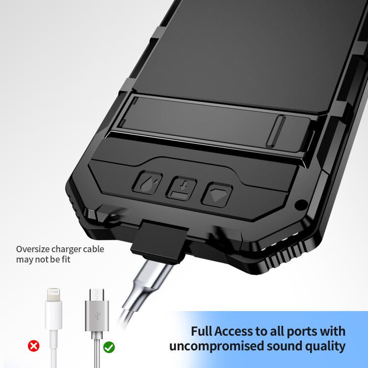 IP68 Waterproof Dustproof Shockproof Holder Phone Case