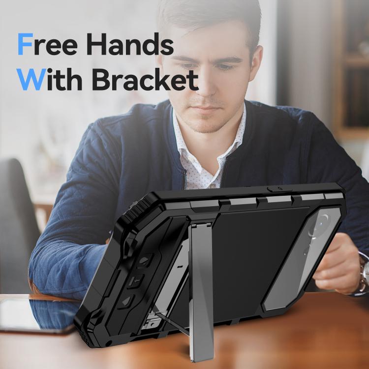 IP68 Waterproof Dustproof Shockproof Holder Phone Case