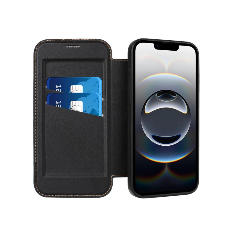 Magnetic Armor Series RFID Card Slots Leather Phone Case