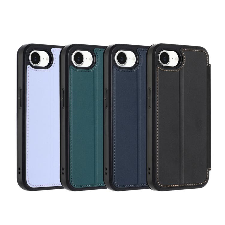 Magnetic Armor Series RFID Card Slots Leather Phone Case