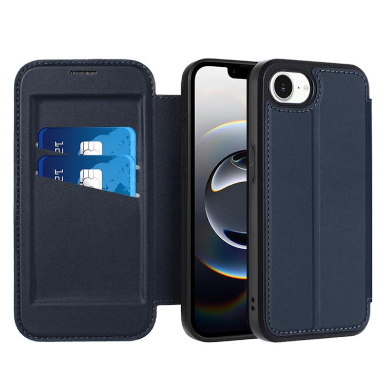 Magnetic Armor Series RFID Card Slots Leather Phone Case