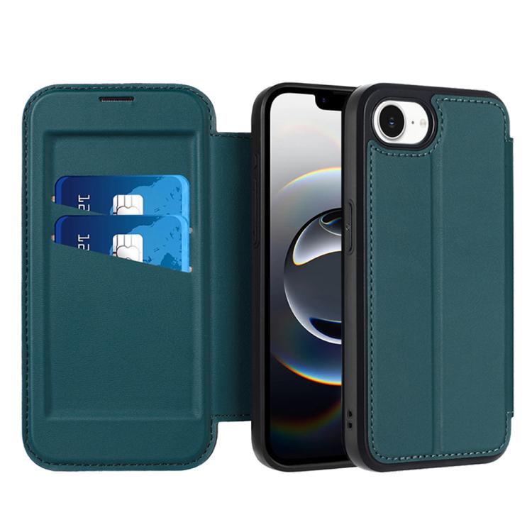Magnetic Armor Series RFID Card Slots Leather Phone Case