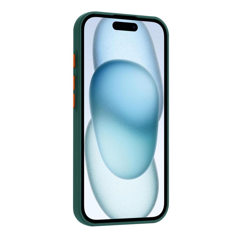 Skin Feel Card Contrast Color Button TPU Phone Case