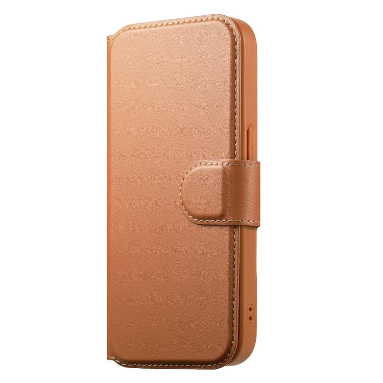 CaseNeo Finger Grip Strap MagSafe Leather Phone Case