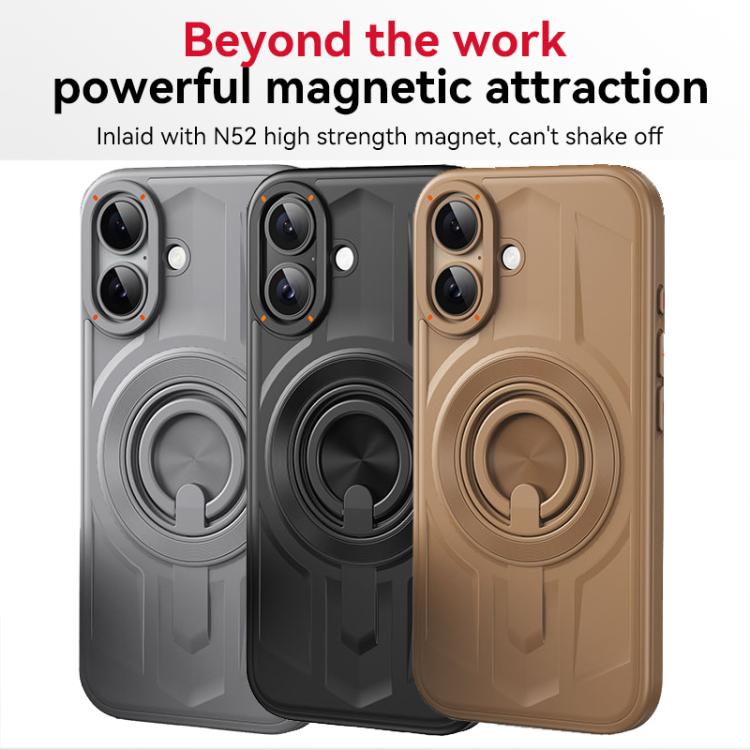 Armor MagSafe TPU Hybrid PC Phone Case with Ring Holder