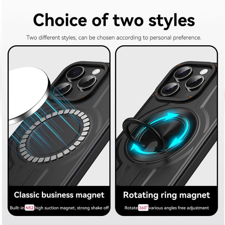 Armor MagSafe TPU Hybrid PC Phone Case with Ring Holder