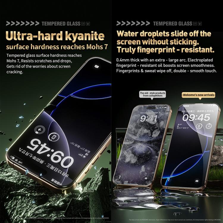 WK WTP-104 Jungle Series Kinkong Kyanite Ultra-hard 9D Curved Privacy Aluminum Glass Film