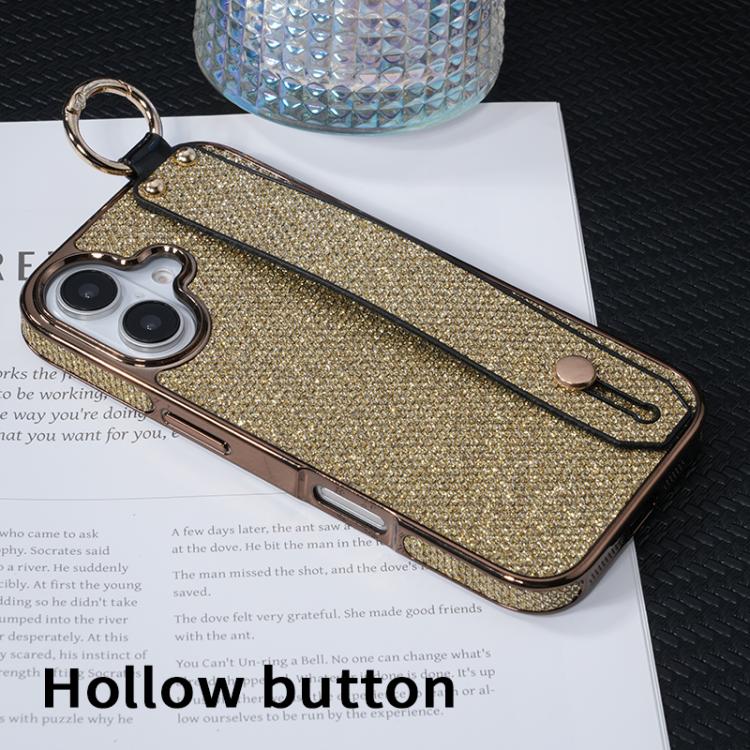 Electroplating Loose Powder Wristband Holder Phone Case