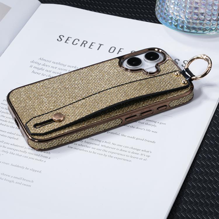 Electroplating Loose Powder Wristband Holder Phone Case
