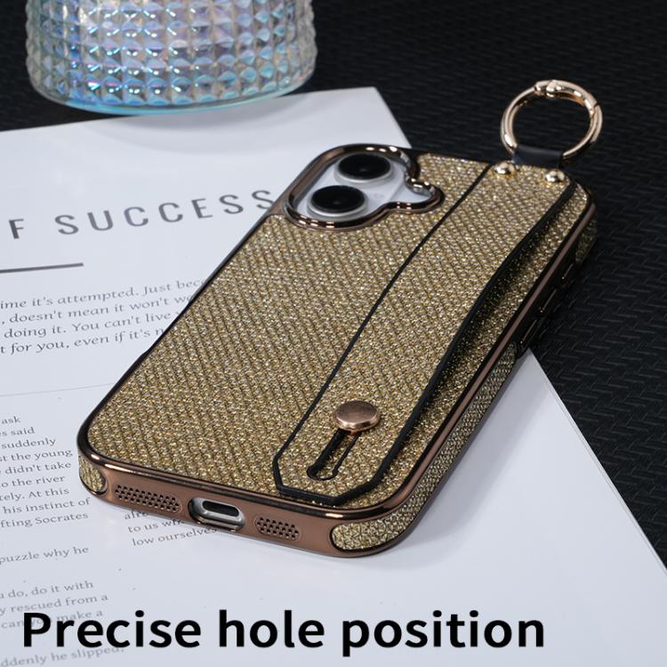 Electroplating Loose Powder Wristband Holder Phone Case