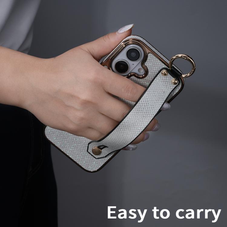 Electroplating Loose Powder Wristband Holder Phone Case