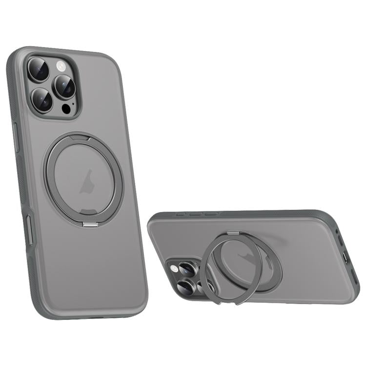 Solid Color 360 Degree Rotating Holder MagSafe Magnetic Phone Case