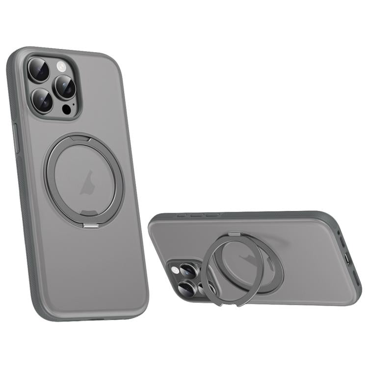 Solid Color 360 Degree Rotating Holder MagSafe Magnetic Phone Case