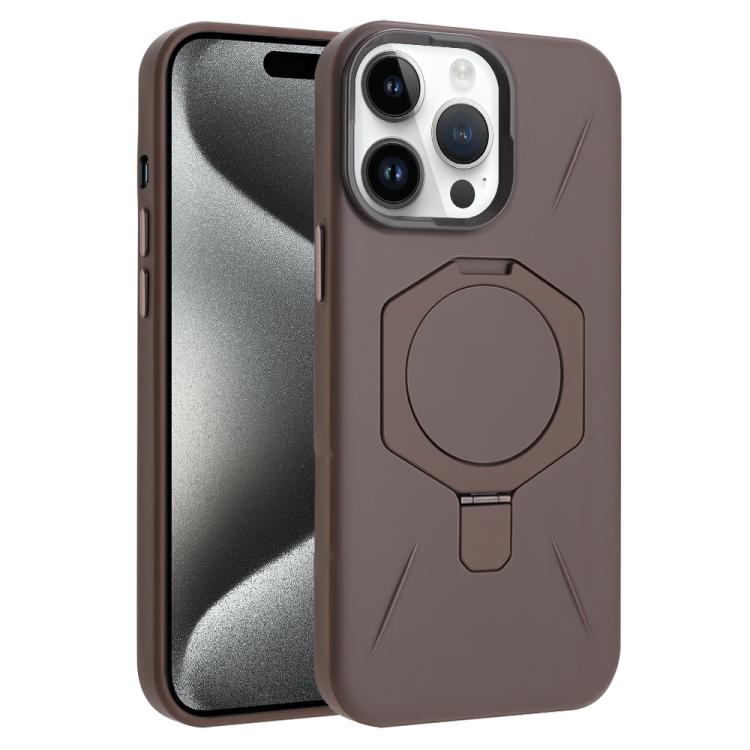 Four-Corner Shockproof MagSafe Holder TPU Hybrid PC Phone Case
