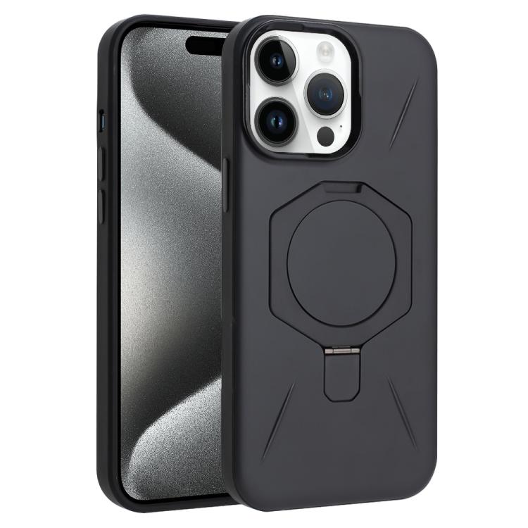 Four-Corner Shockproof MagSafe Holder TPU Hybrid PC Phone Case
