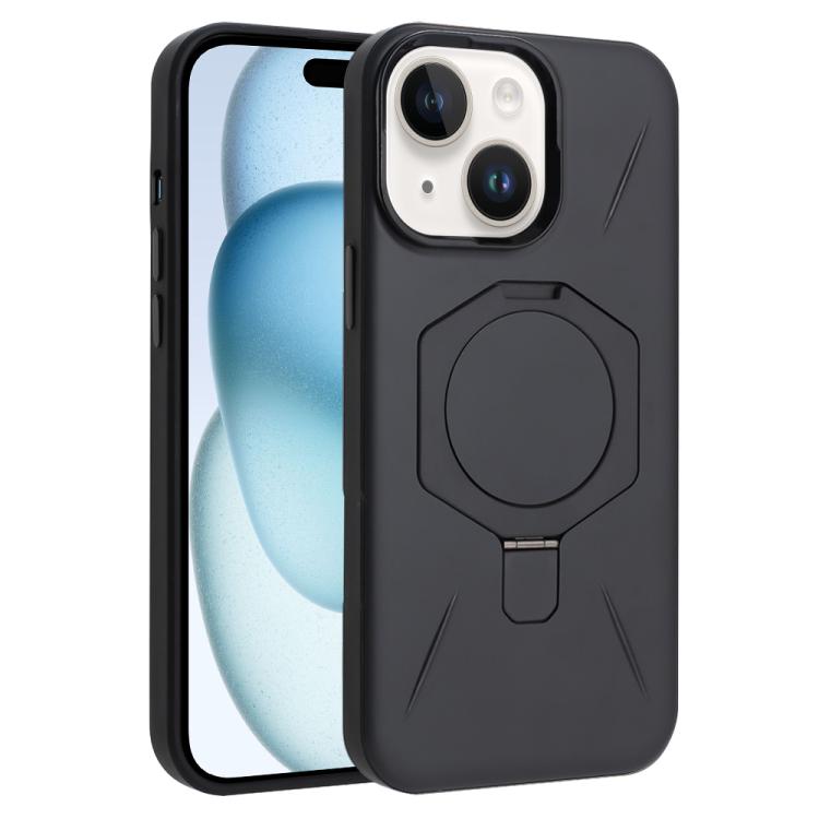 Four-Corner Shockproof MagSafe Holder TPU Hybrid PC Phone Case