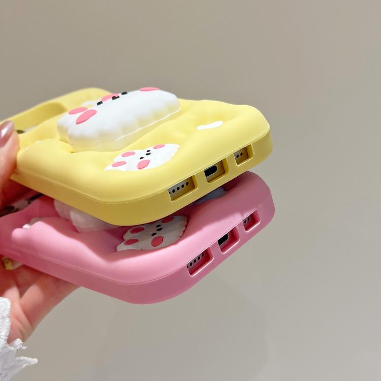 Cartoon Cute Rabbit Stand Phone Case
