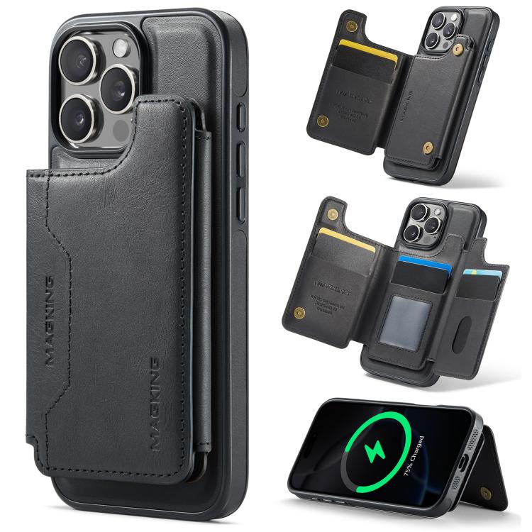 DG.MING MAGKING-K3 Series MagSafe RFID Card Bag Detachable Phone Case