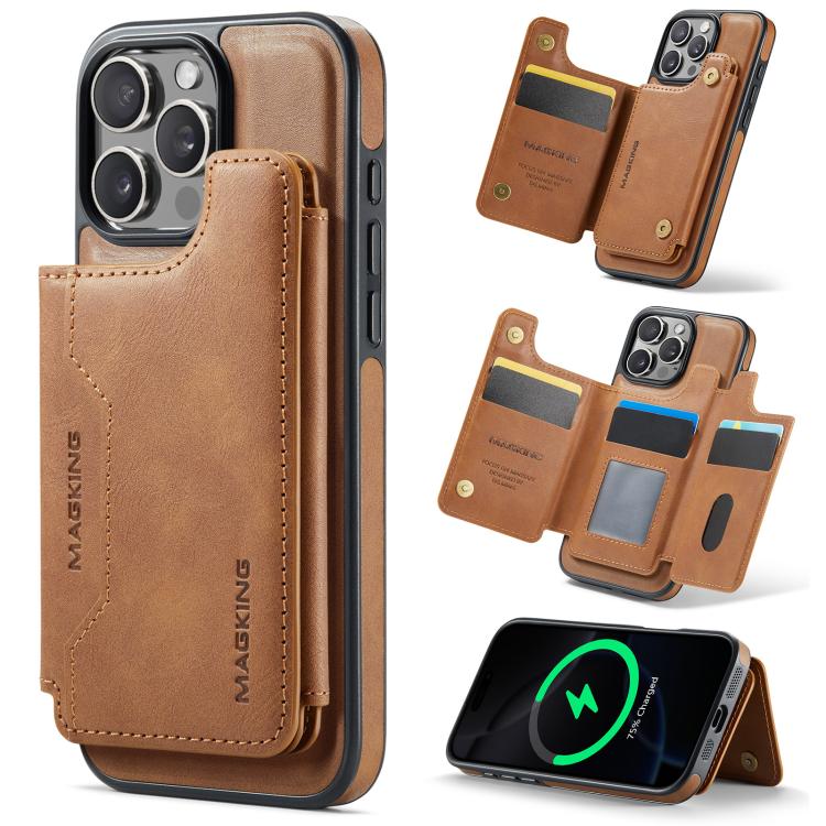DG.MING MAGKING-K3 Series MagSafe RFID Card Bag Detachable Phone Case