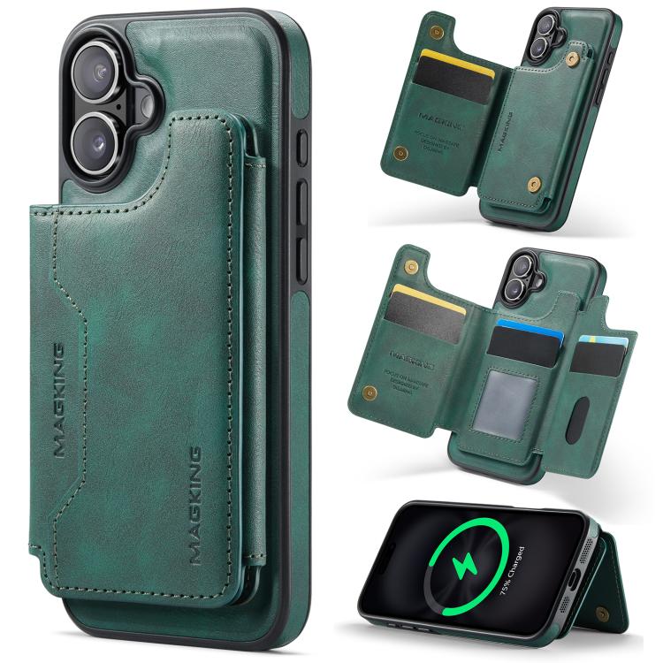 DG.MING MAGKING-K3 Series MagSafe RFID Card Bag Detachable Phone Case