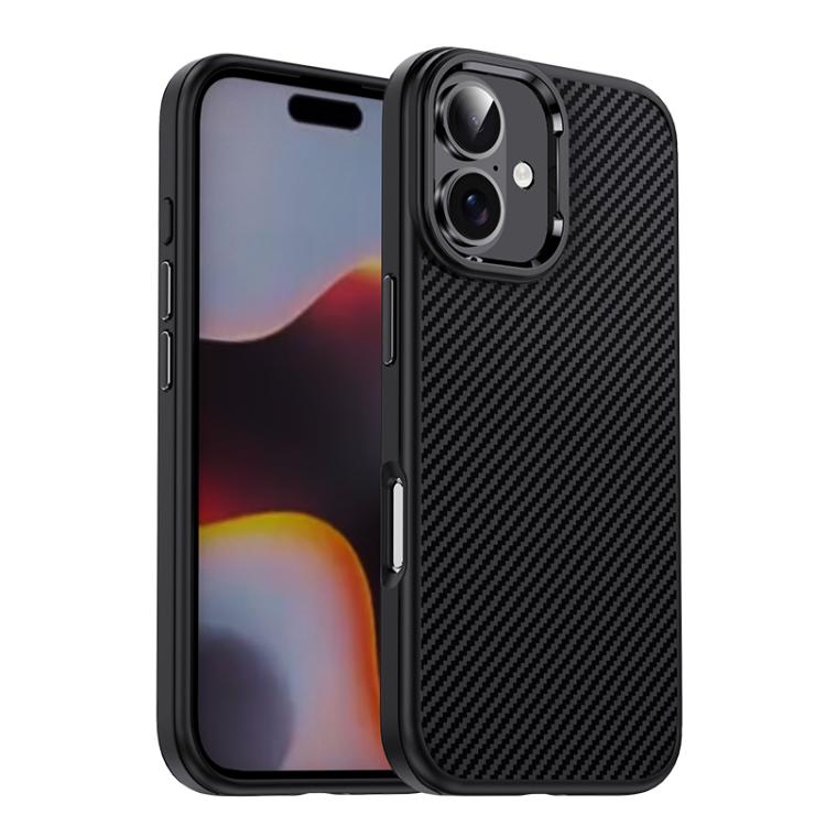 iPAKY Star Lord Series Carbon Fiber Textured Oil Spray PC+TPU Phone Case