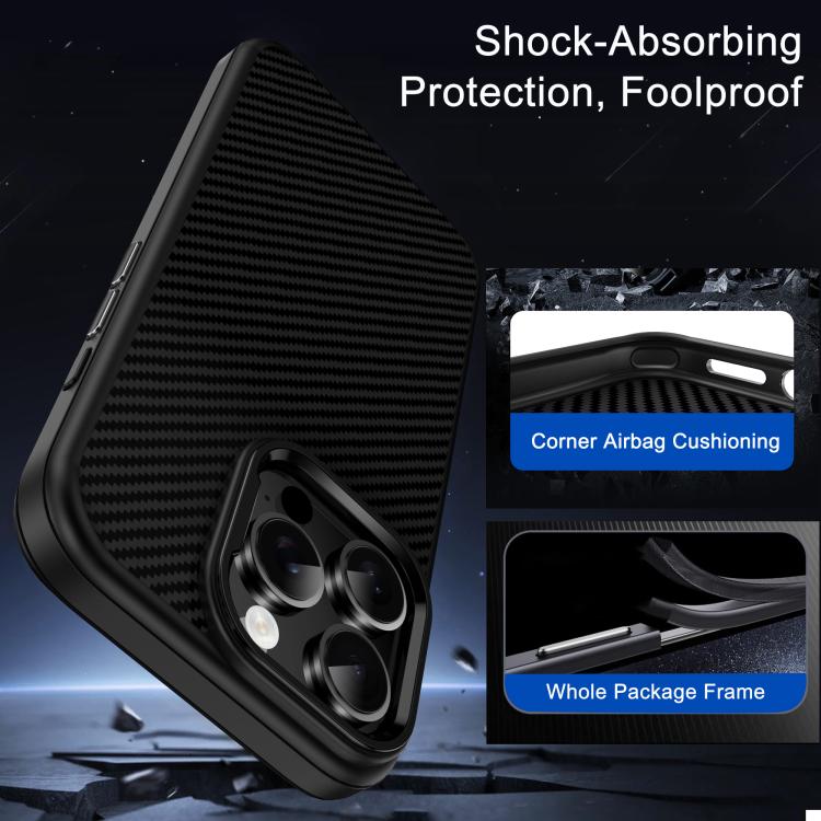 iPAKY Star Lord Series Carbon Fiber Textured Oil Spray PC+TPU Phone Case