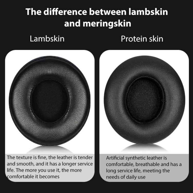 1 Pair Lambskin Replacement Earpads For Beats Solo3 / Solo2