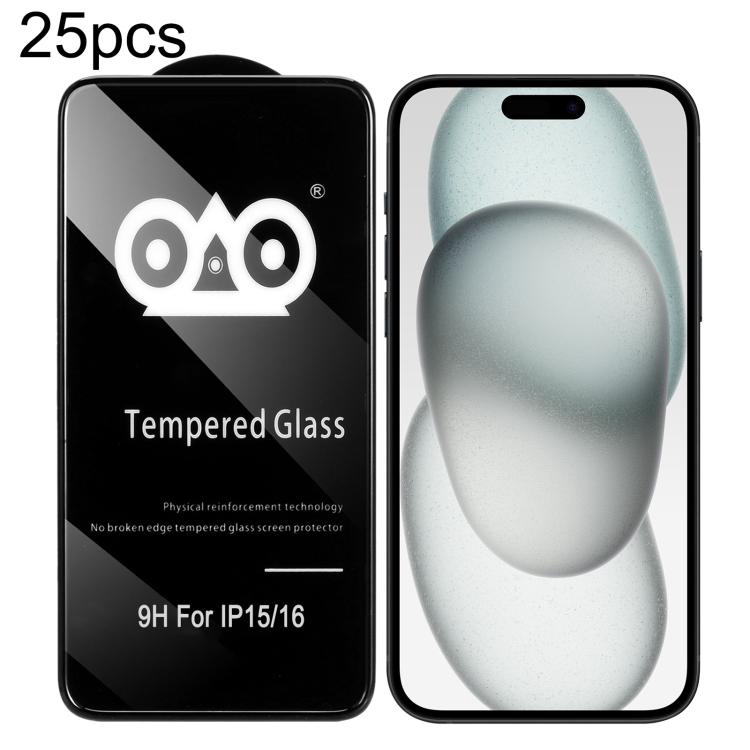 25pcs Shockproof Anti-breaking Edge Airbag Tempered Glass Film