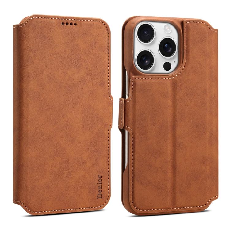 Denior B07 MagSafe Detachable Leather Phone Case