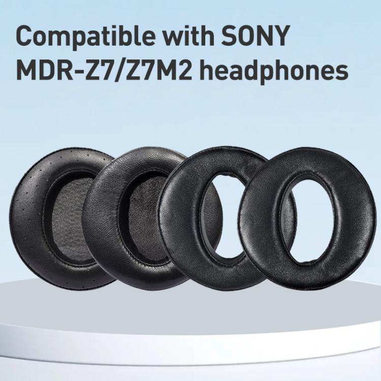 2pcs Protein Leather Earphone Replacement Earpads Pads For Sony MDR-Z7 / MDR-Z7M2