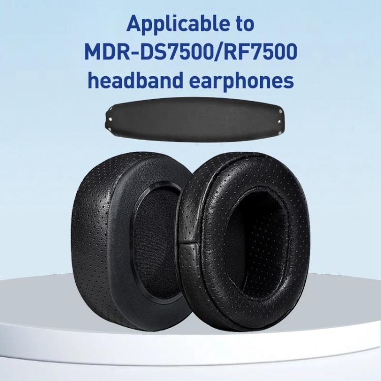 Headphone Protein Leather Headband Protective Cover For Sony MDR-DS7500 / RF7500