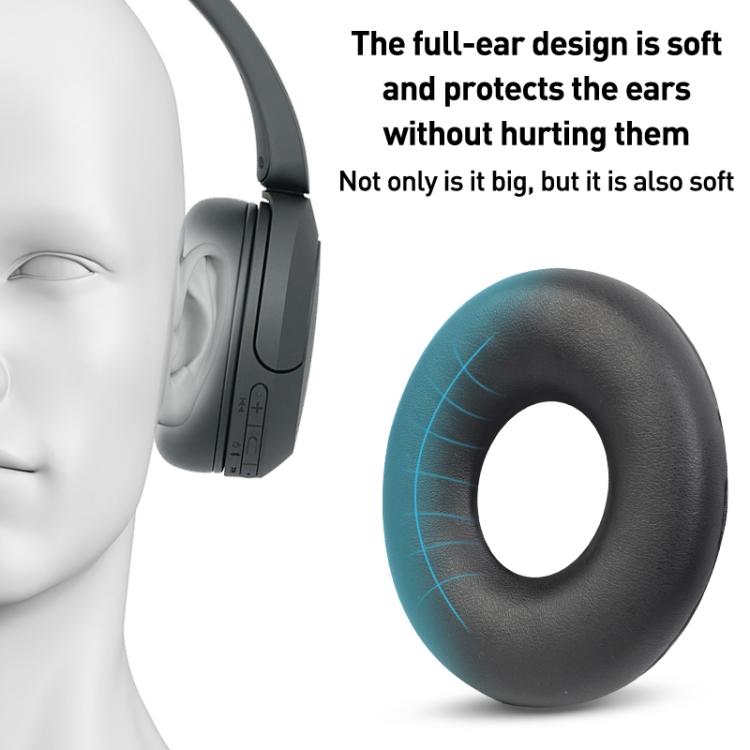 2pcs Protein Leather Earphone Replacement Earpads Pads For Sony WH-CH520