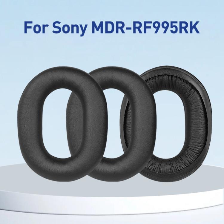 2pcs Protein Leather Earphone Replacement Earpads Pads For Sony MDR-RF995R / WH-RF400R