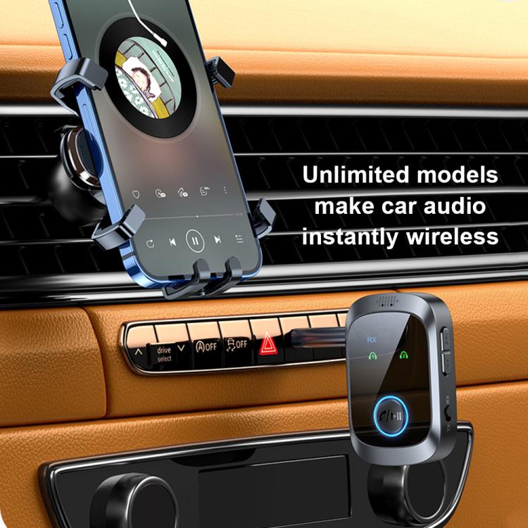 C86S Pro 2 in 1 Car Wireless Audio Adapter 3.5mm Audio Receiver Transmitter