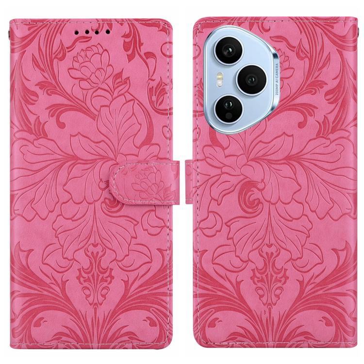 Embossed Floral Pattern Leather Phone Case