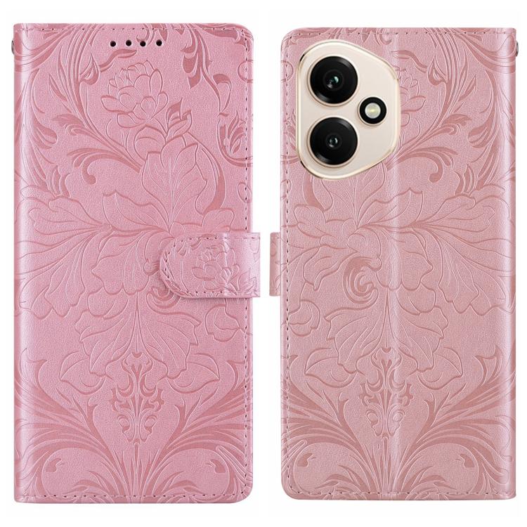 Embossed Floral Pattern Leather Phone Case
