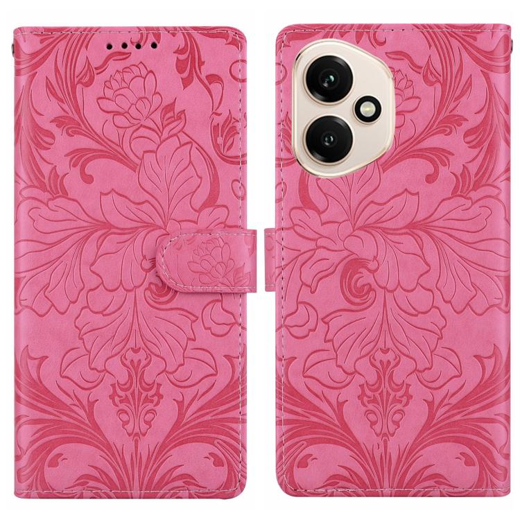 Embossed Floral Pattern Leather Phone Case