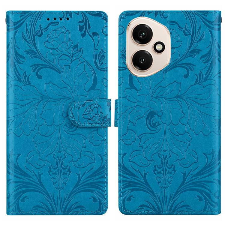 Embossed Floral Pattern Leather Phone Case